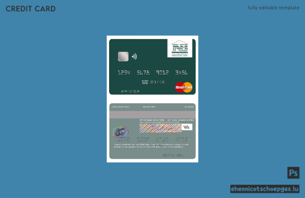 Vorschau der Mastercard der Saint Kitts and Nevis SKNA Bank